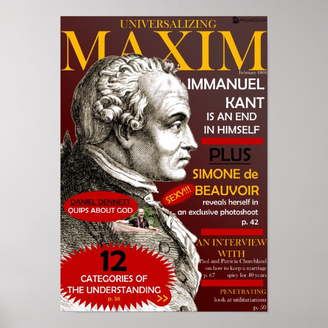 Poster Universaliser Maxim (Devant)