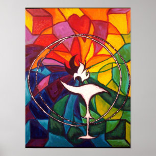 Poster Universaliste d'Unitarien d'IMPRESSION d'ART de