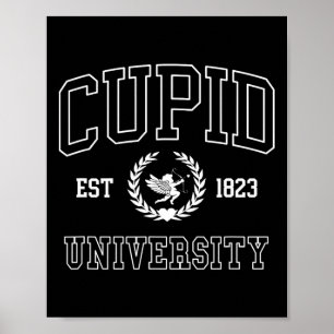 Poster Université Cupid College Saint-Valentin Tendance H