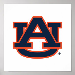 Poster Université d'Auburn Auburn UA Logo