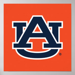 Poster Université d'Auburn Auburn UA Logo