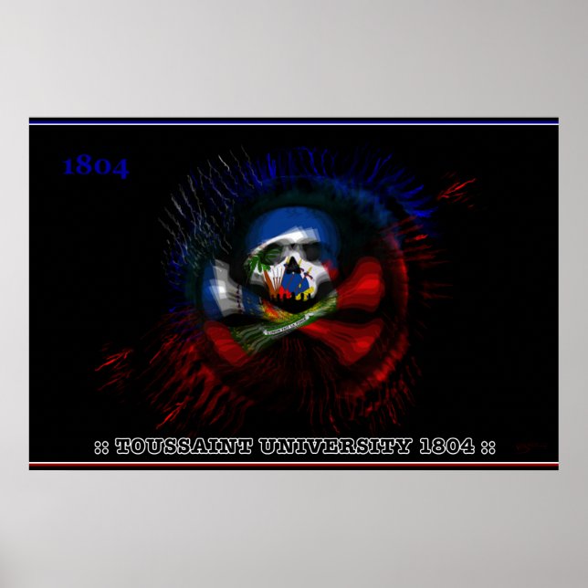 POSTER UNIVERSITÉ DE TOUSSAINT 1804 (Devant)