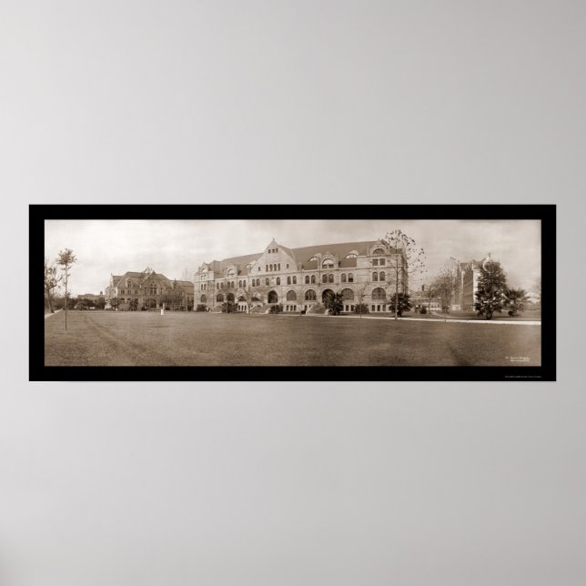 Poster Université de Tulane LA Photo 1909 (Devant)