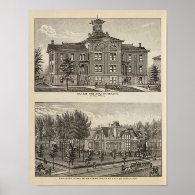 Poster Université du Kansas Wesleyan (Devant)