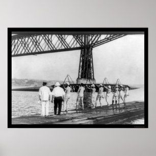 Poster Université du Wisconsin Varsity Rowing 1914