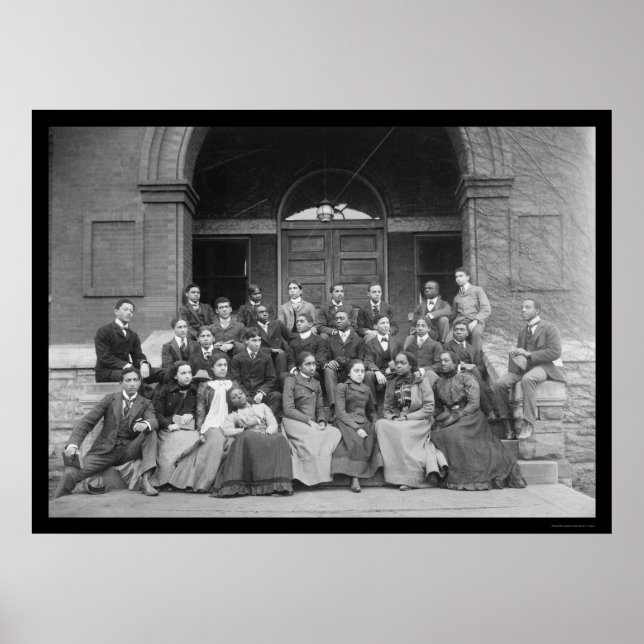 Poster Université Fisk à Nashville, TN 1900 (Devant)