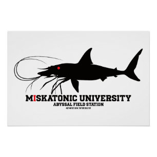 Poster Université Miskatonic — Station de terrain Abyssal