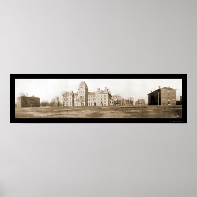 Poster University Richmond VA Photo 1909 (Devant)