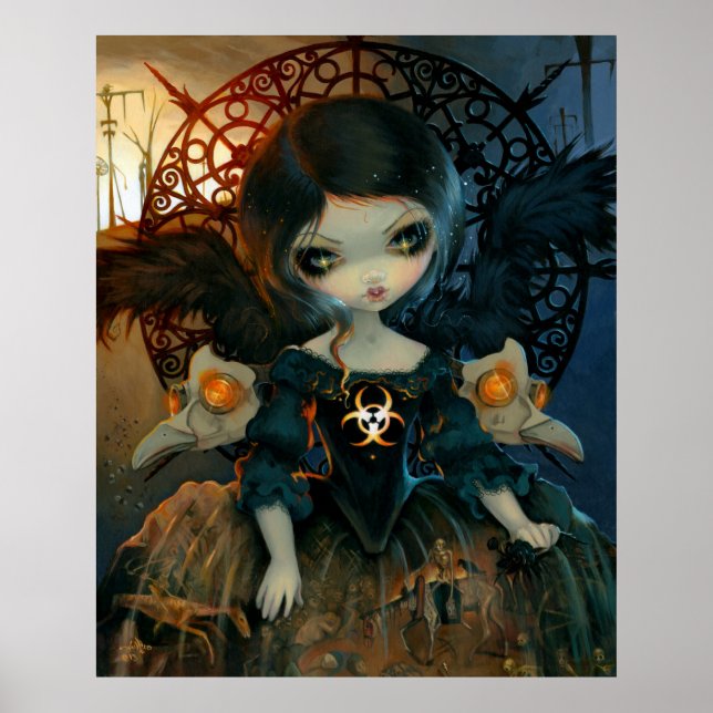 Poster Unseelie Court : Pestilence ART IMPRIMER Fée gothi (Devant)