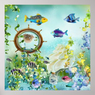 Poster Unterwasserwelt III