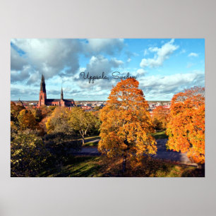 Poster Uppsala, Suède paysage