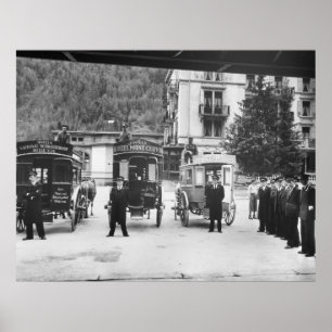 Poster Upscale Taxis: 1954