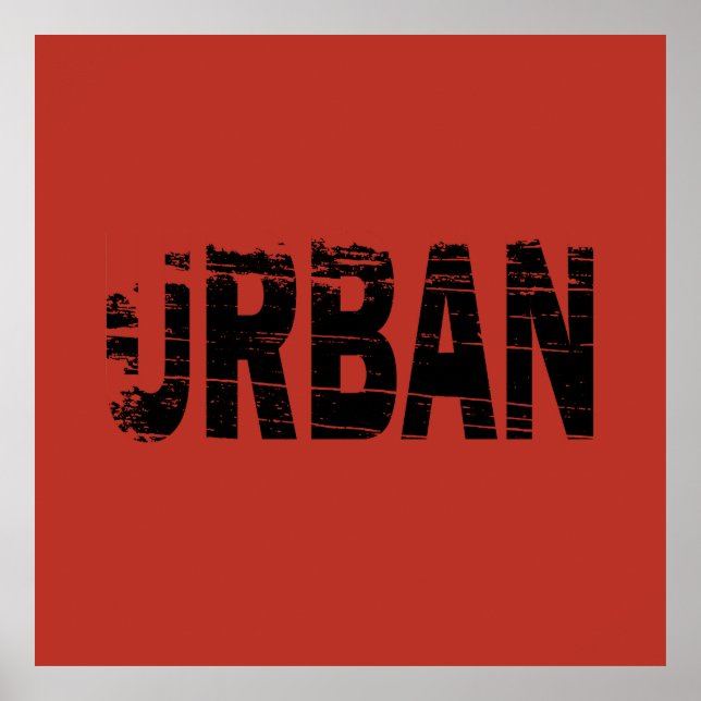 Poster Urbex Urbanart (Devant)