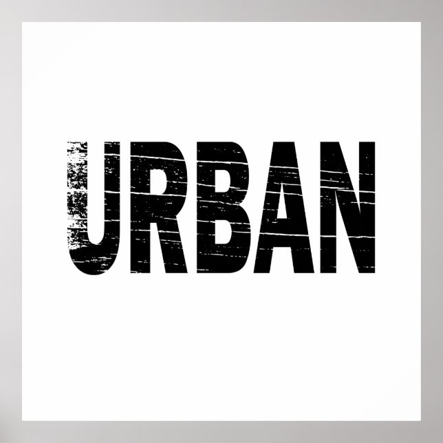 Poster Urbex Urbanart (Devant)