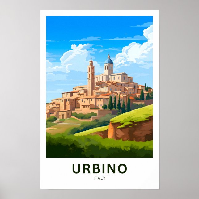 Poster Urbino Italie Imprimer Voyage (Devant)