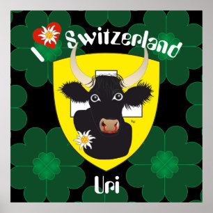 Poster Uri Suisse Svizzera Svizra