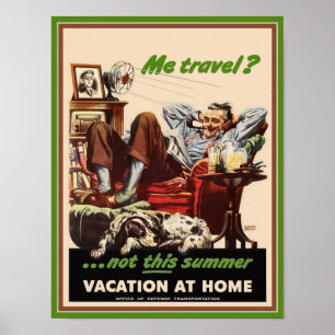 Poster: Urlaub auf Zuhause Poster