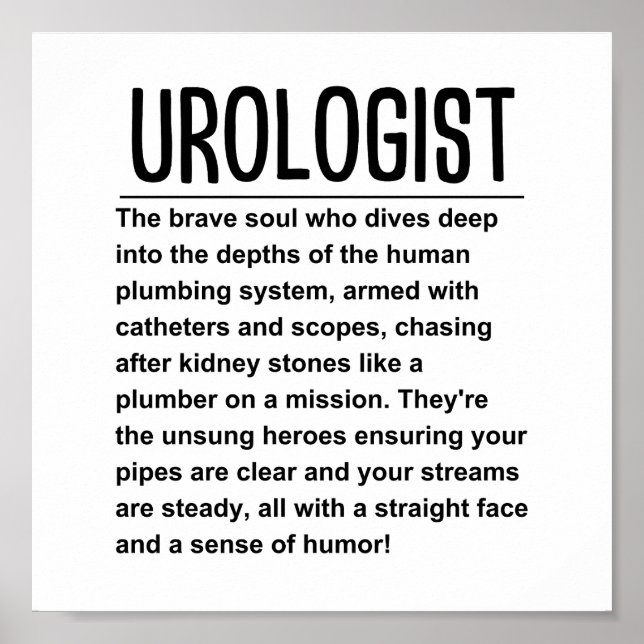 Poster Urologue (Devant)