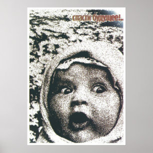 Poster URSS CCCP Guerre froide Union soviétique Propagati