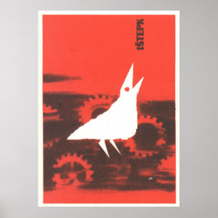 Poster URSS CCCP Guerre froide Union soviétique Propagati