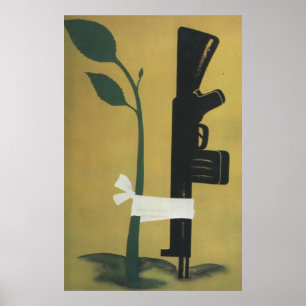 Poster URSS CCCP Guerre froide Union soviétique Propagati