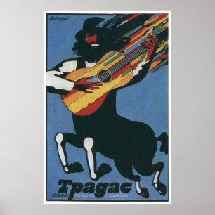 Poster URSS CCCP Guerre froide Union soviétique Propagati