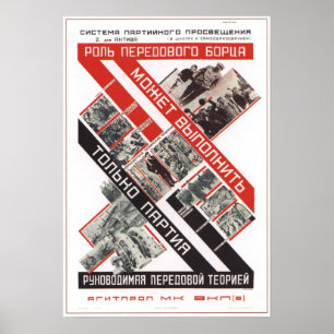 Poster URSS Union soviétique Propagande 1927