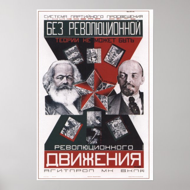 Poster URSS Union soviétique Propagande 1927 (Devant)