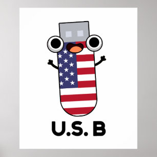 Poster US B Funny Pun des États-Unis
