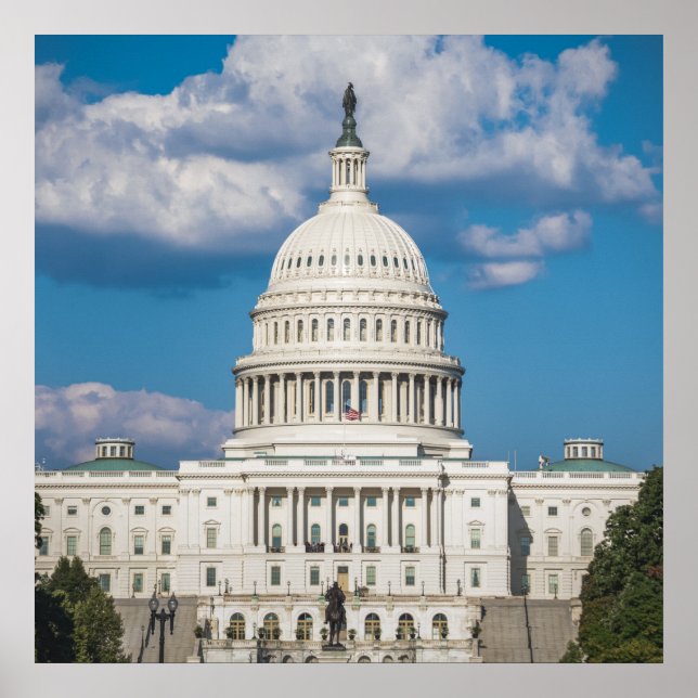 Poster US Capitol Building (Devant)