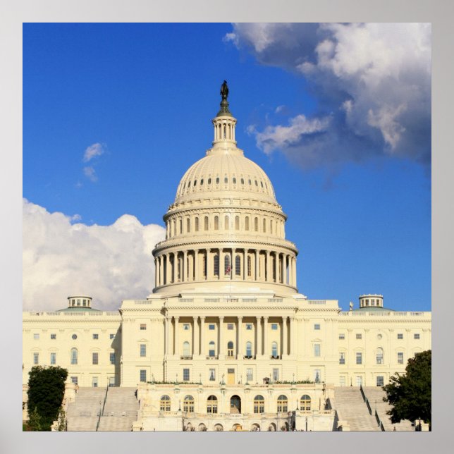 Poster US Capitol Building, Washington DC, États-Unis (Devant)