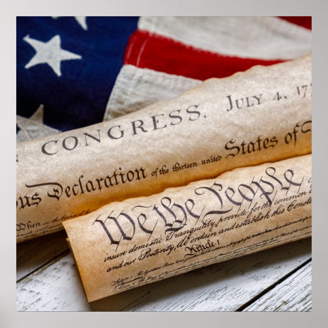 Poster US Founding Documents (Devant)