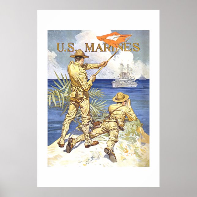 Poster US Marines (Devant)