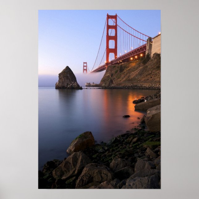 Poster USA, Californie, San Francisco. Porte d'or 2 (Devant)
