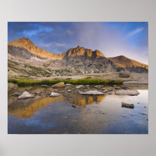 Poster USA, Colorado, Rocky Mountain NP.  Nuages de tempê