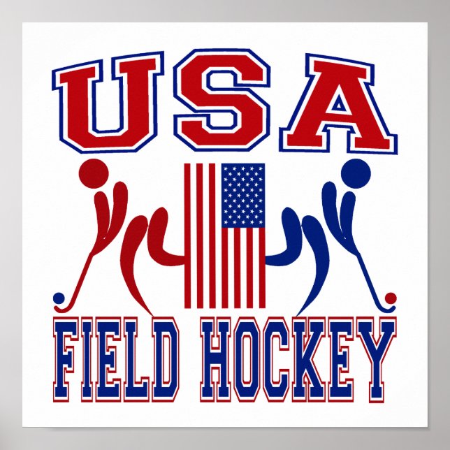 Poster USA Field Hockey (Devant)
