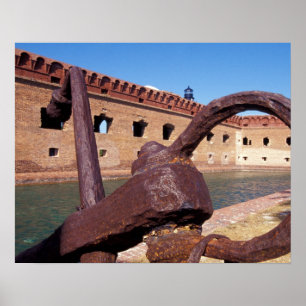 Poster USA, FL, Florida Keys, Fort Jefferson, 1846,
