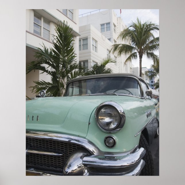 Poster USA, Floride, Miami Beach : South Beach, 1956 3 (Devant)