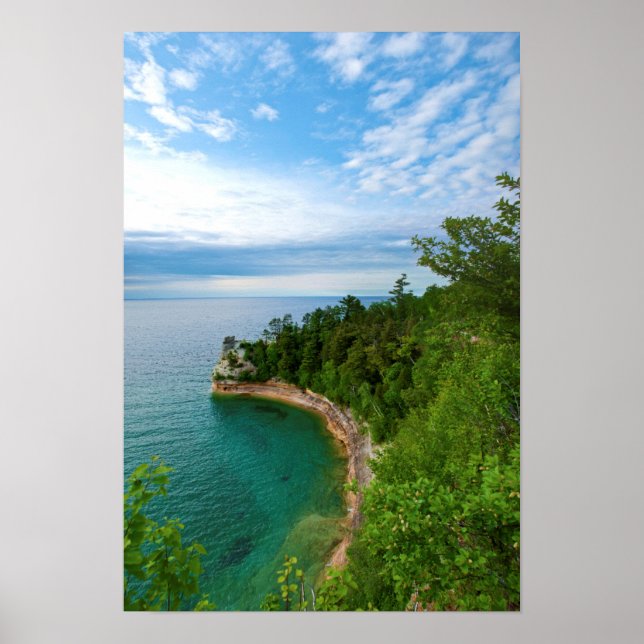 Poster USA, Michigan. Formation 3 de rock de Miner's Cast (Devant)