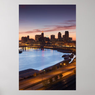 Poster USA, Minnesota, Minneapolis, St. Paul 2
