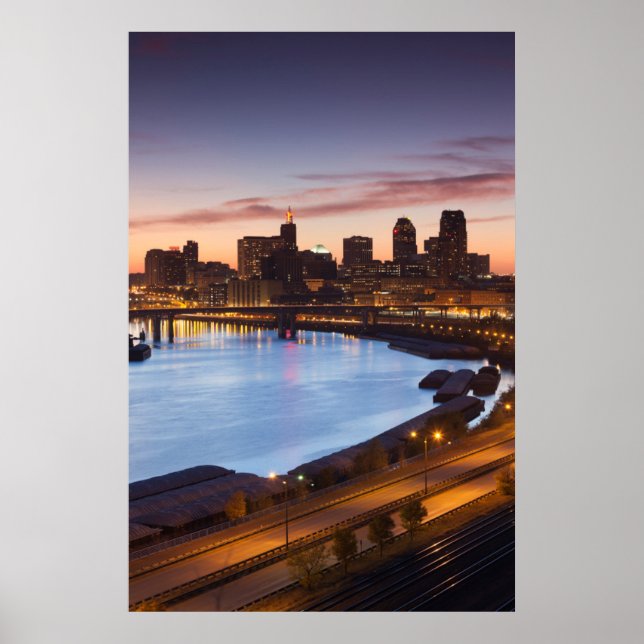 Poster USA, Minnesota, Minneapolis, St. Paul 2 (Devant)