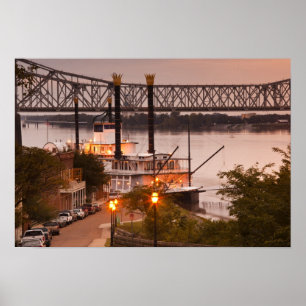 Poster USA, Mississippi, Natchez. Natchez Under the
