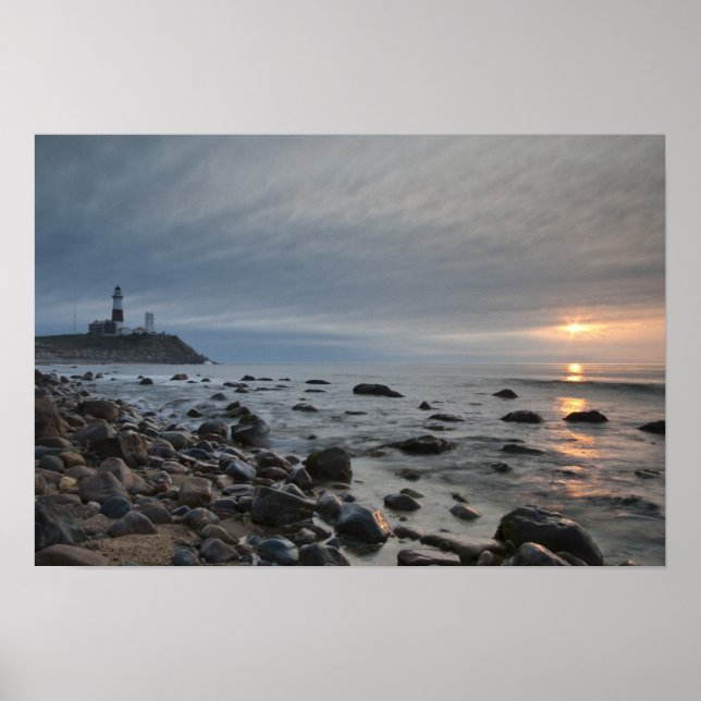 Poster USA, New York, East Hampton. Point Montauk (Devant)