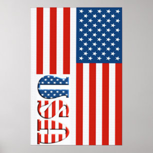 Poster USA patriotique