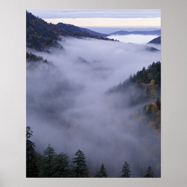 Poster USA, Tennessee. Great Smokey Mountains (Devant)