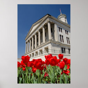 Poster USA, Tennessee, Nashville. Historic Tennessee