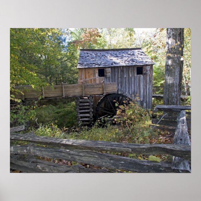 Poster USA - Tennessee. Usine de câbles dans la région de (Devant)