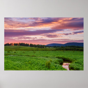 Poster USA, Virginie-Occidentale, Davis. Paysage