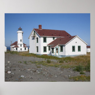 Poster USA, Washington, Port Townsend, Point Wilson