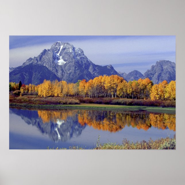 Poster USA, Wyoming, Grand Teton National Park. Mt. (Devant)